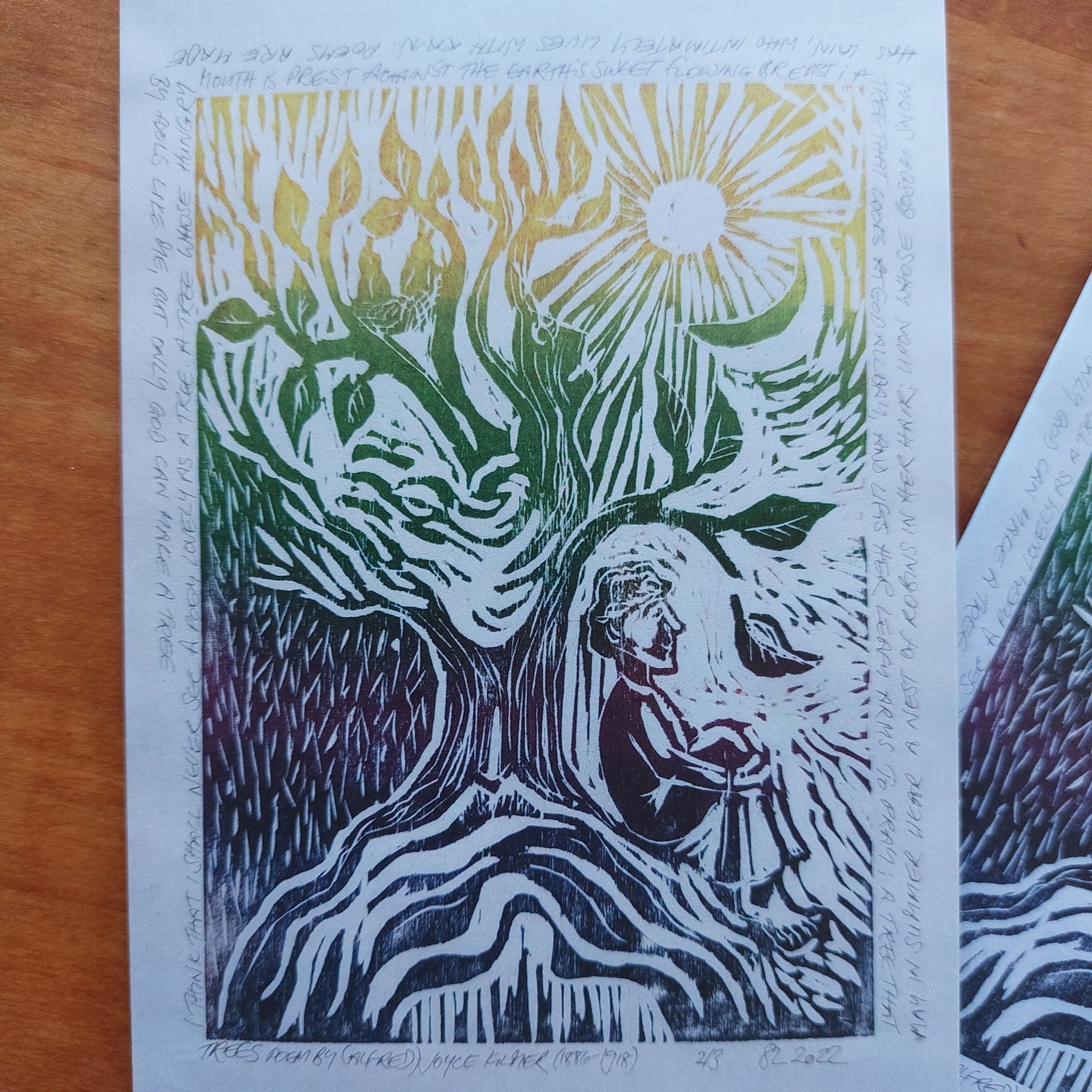 Cards, set of 3: Dreaming of Trees