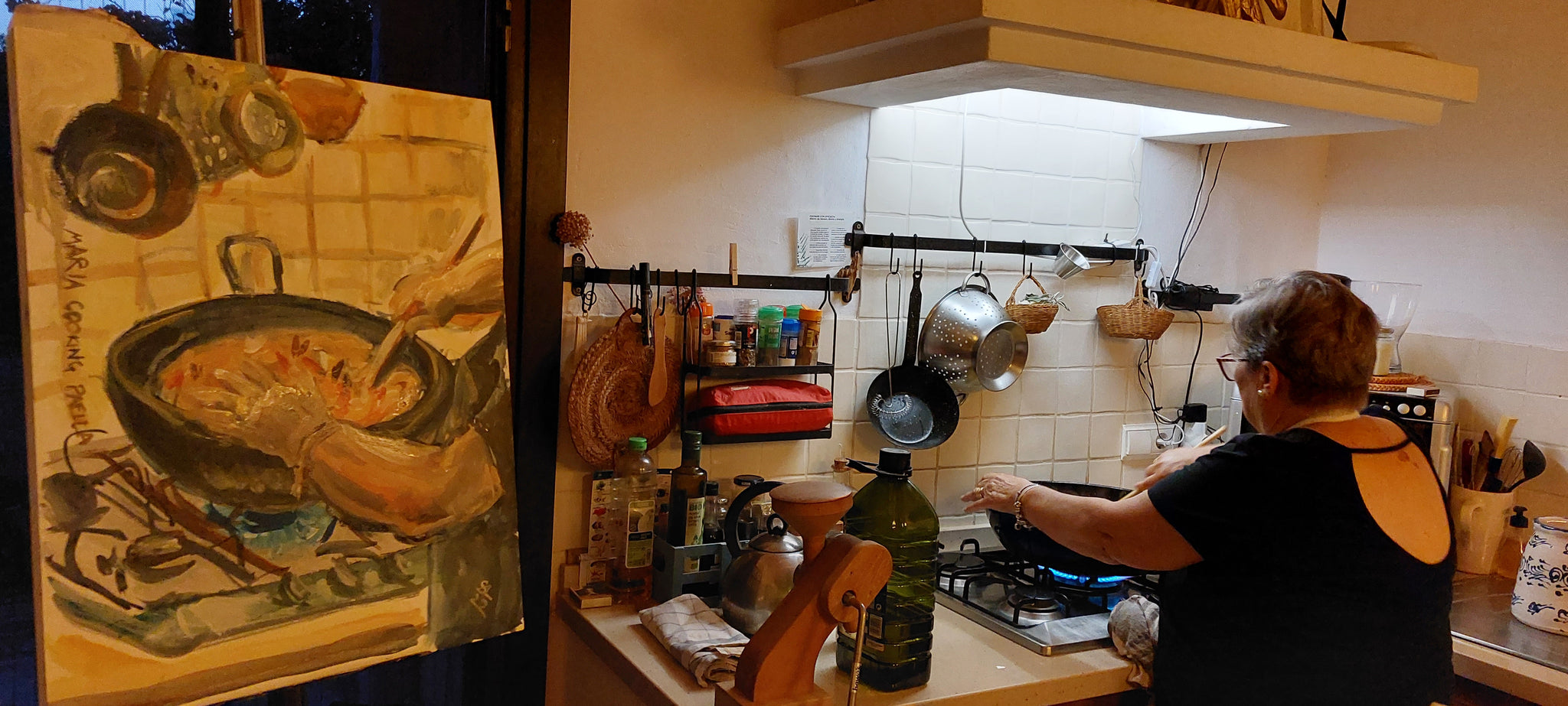 Maria makes Paella