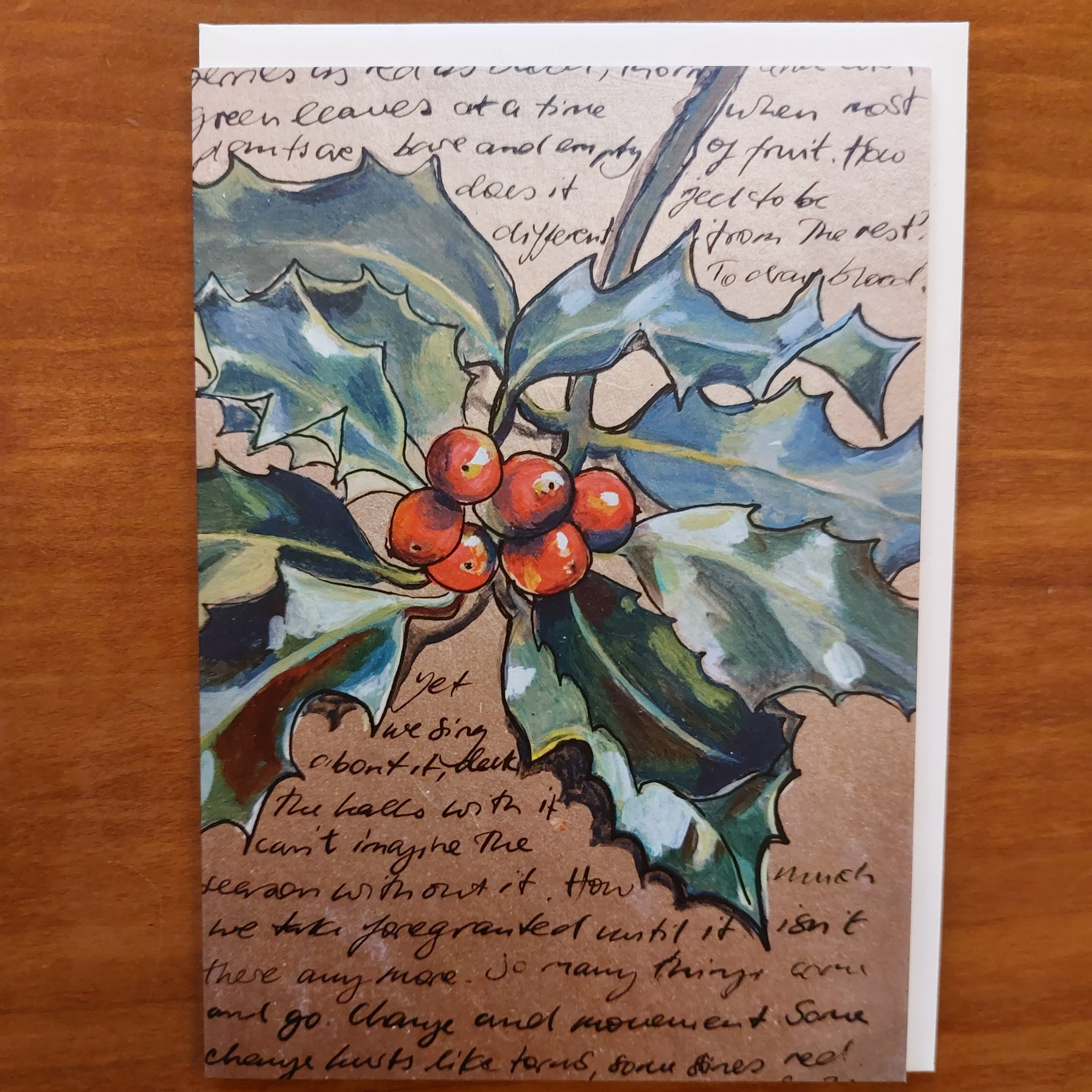 Christmas Cards, set of 3: Nature