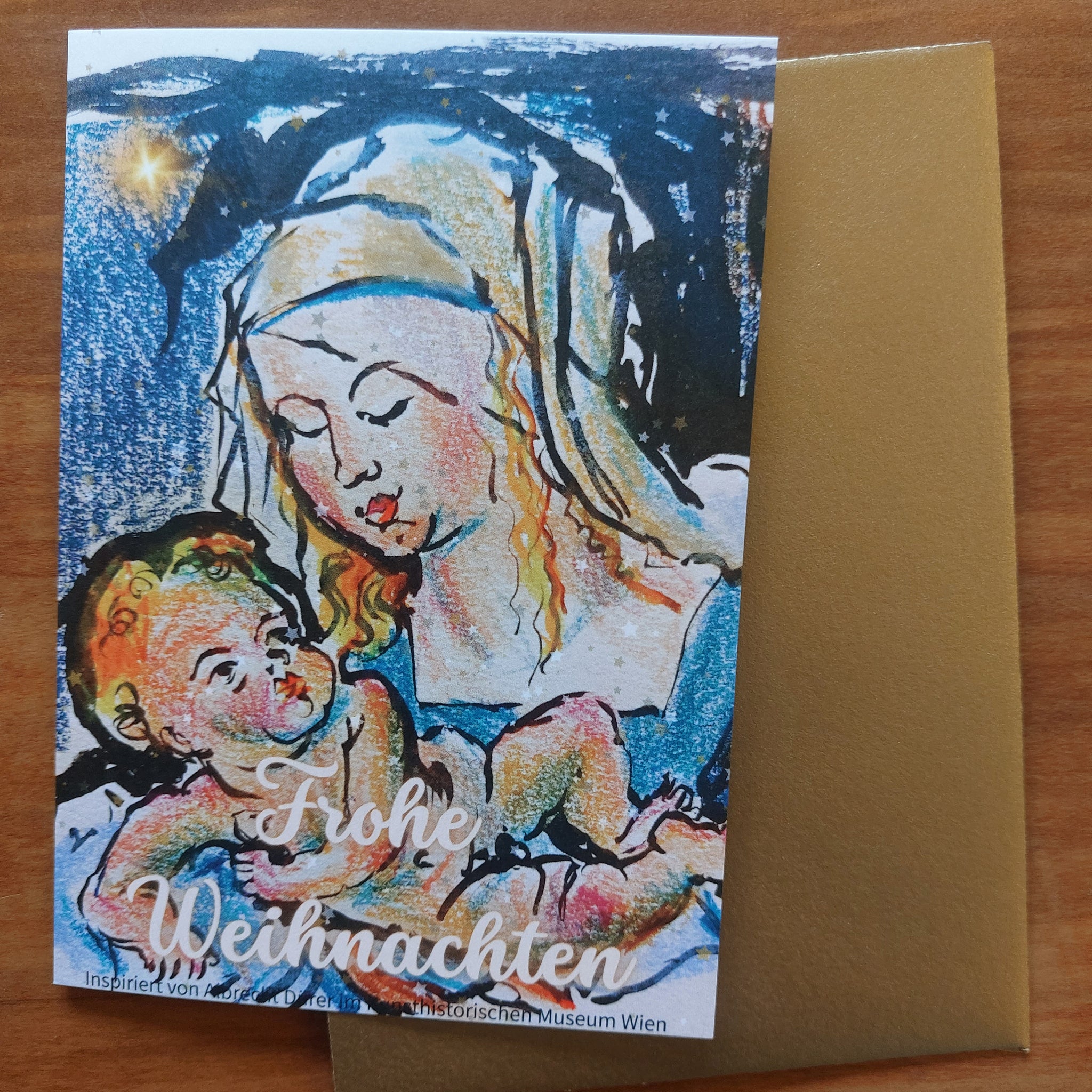 Christmas Cards, set of 3: Inspiration Kunst