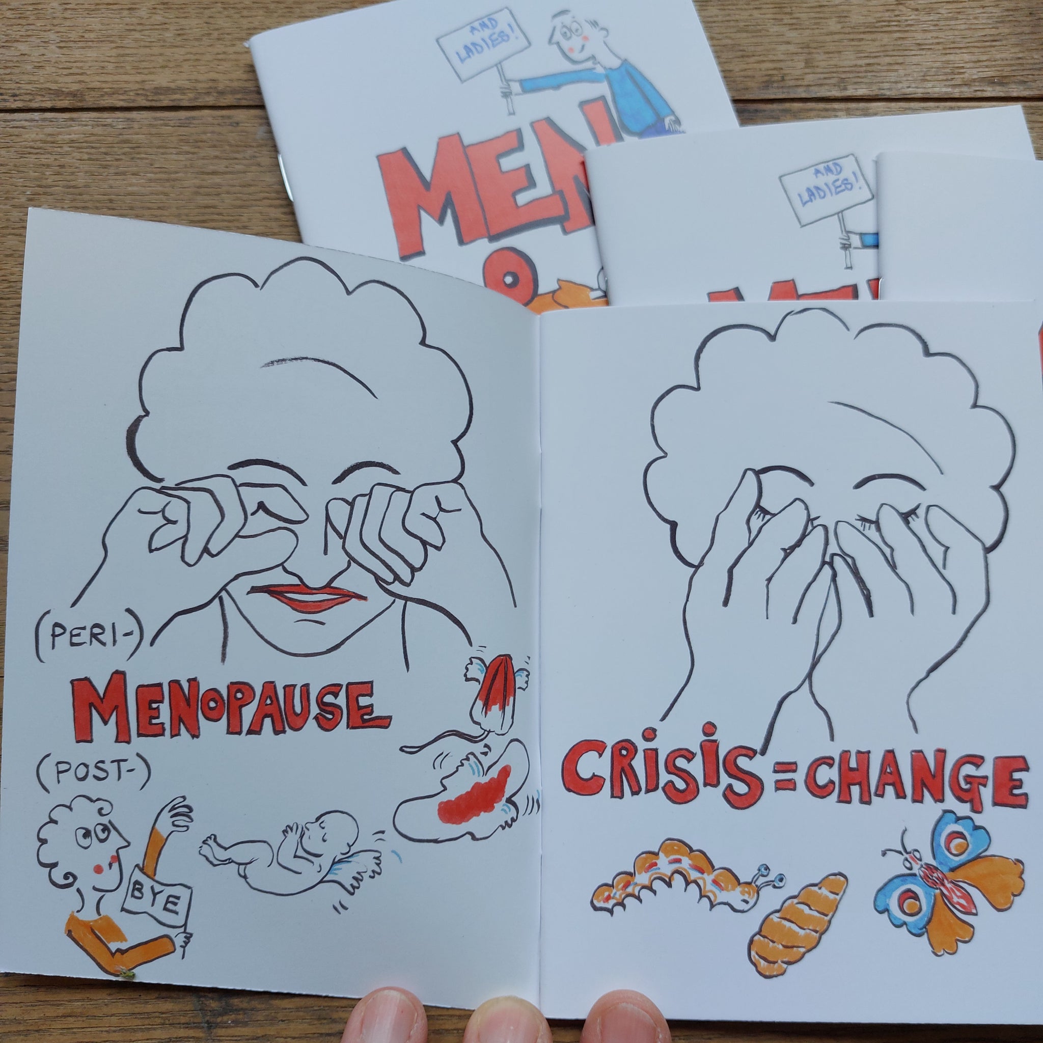 "Menopause: A Crisis Story" Graphic Zine