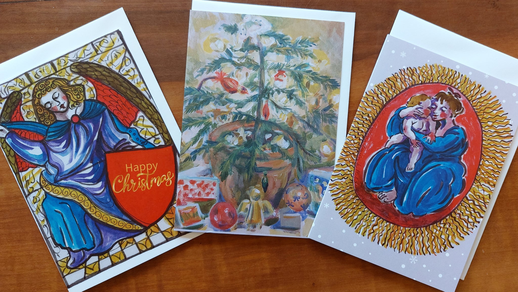 Christmas Cards, set of three: Christmas Time