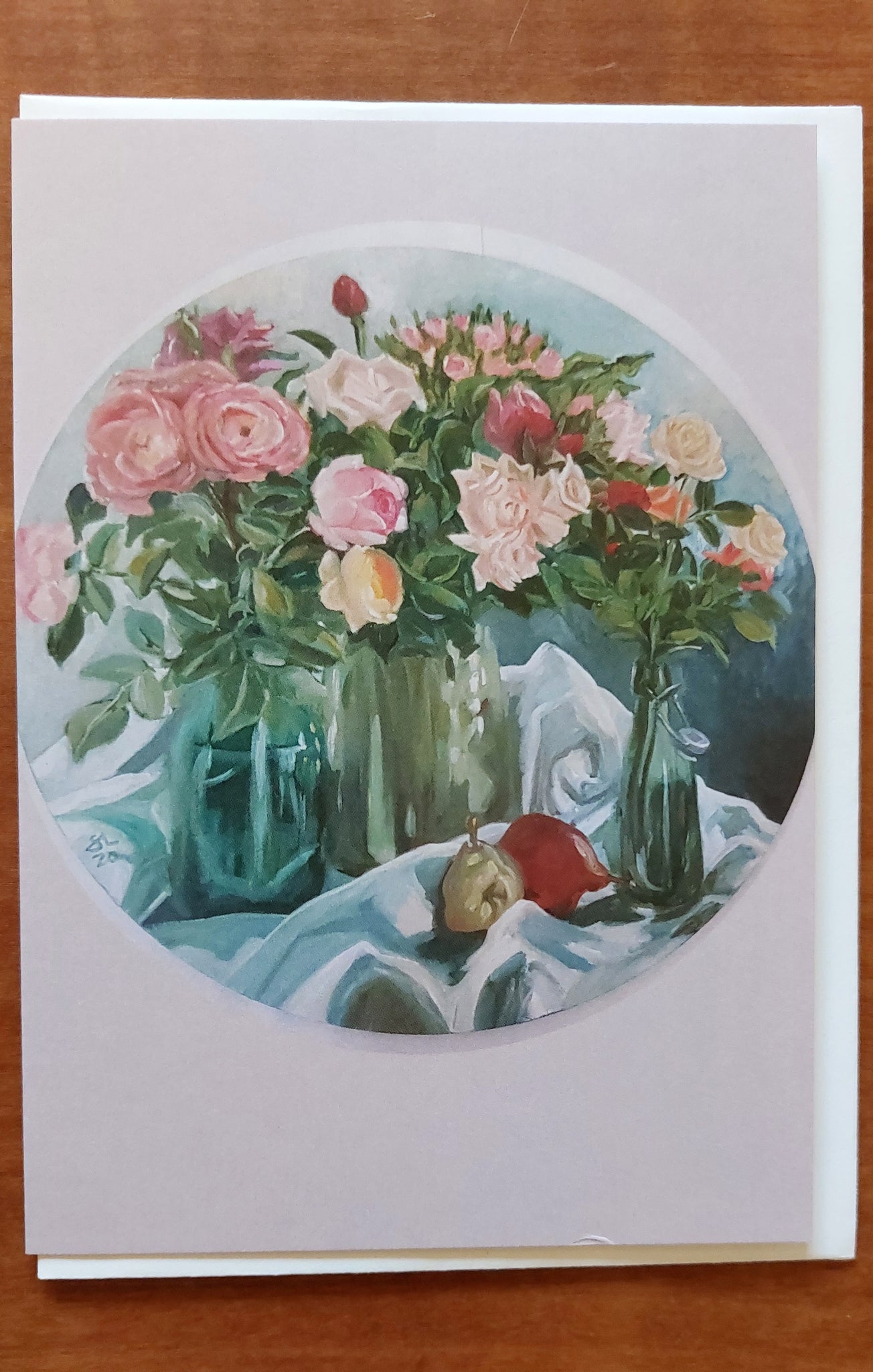 Cards, set of three: Beautiful Florals