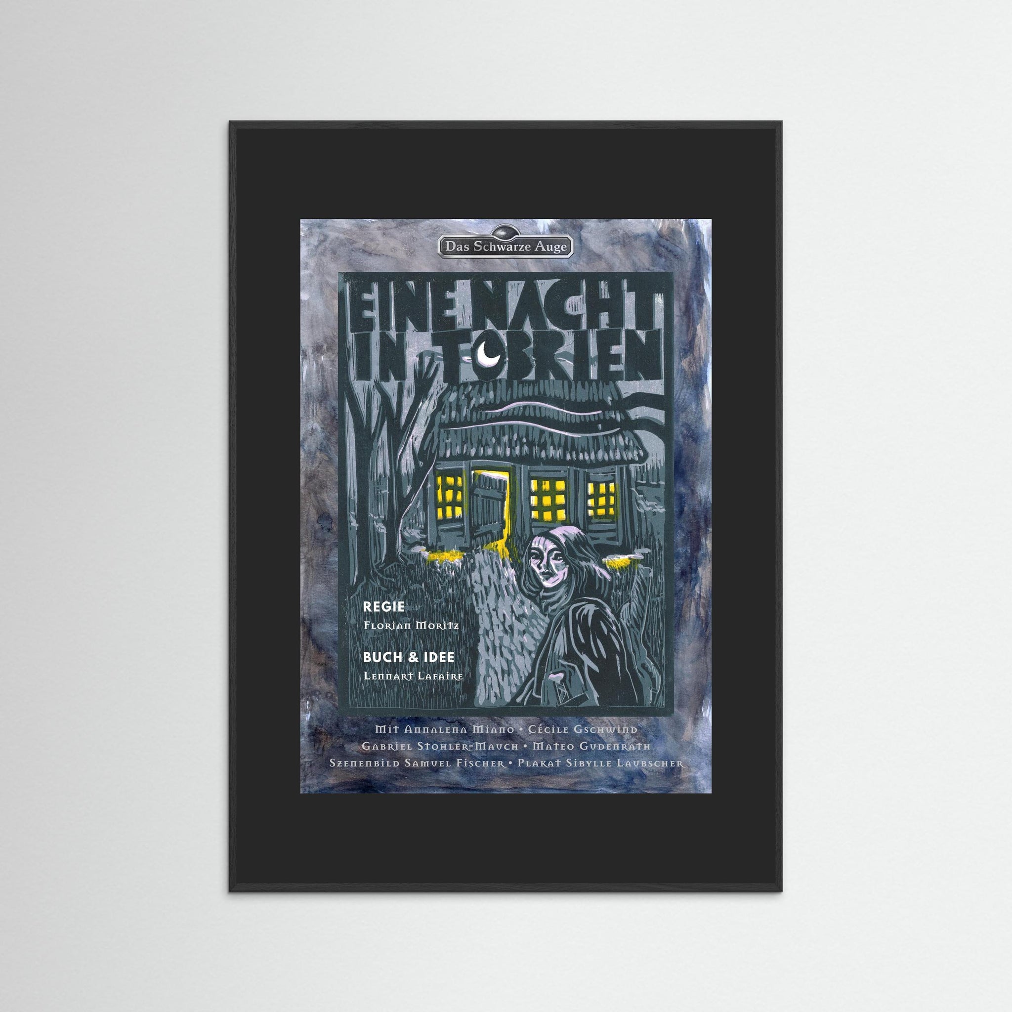 Eine Nacht in Tobrien Film Poster Druck