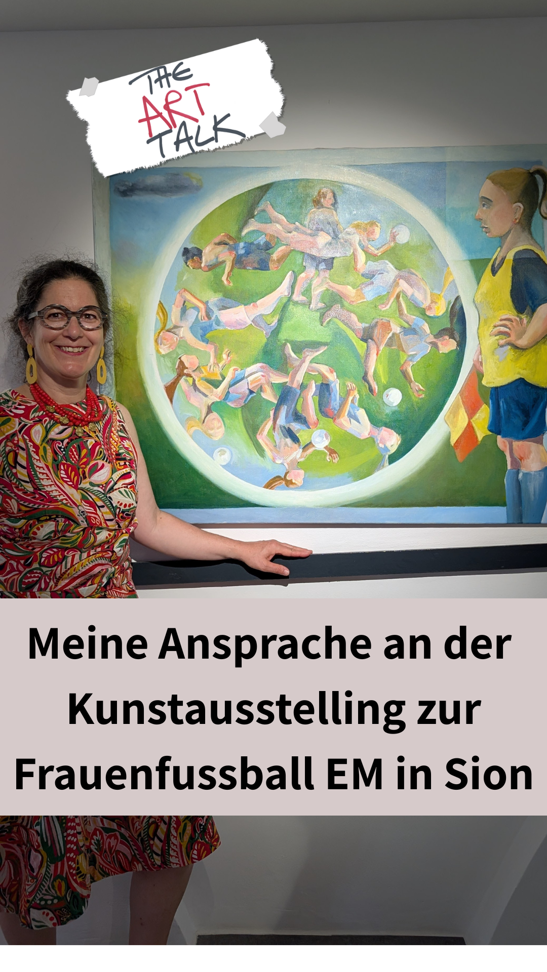 Ansprache an der Ausstellung zur Frauenfussball EM in Sion, Schwiez, 2025