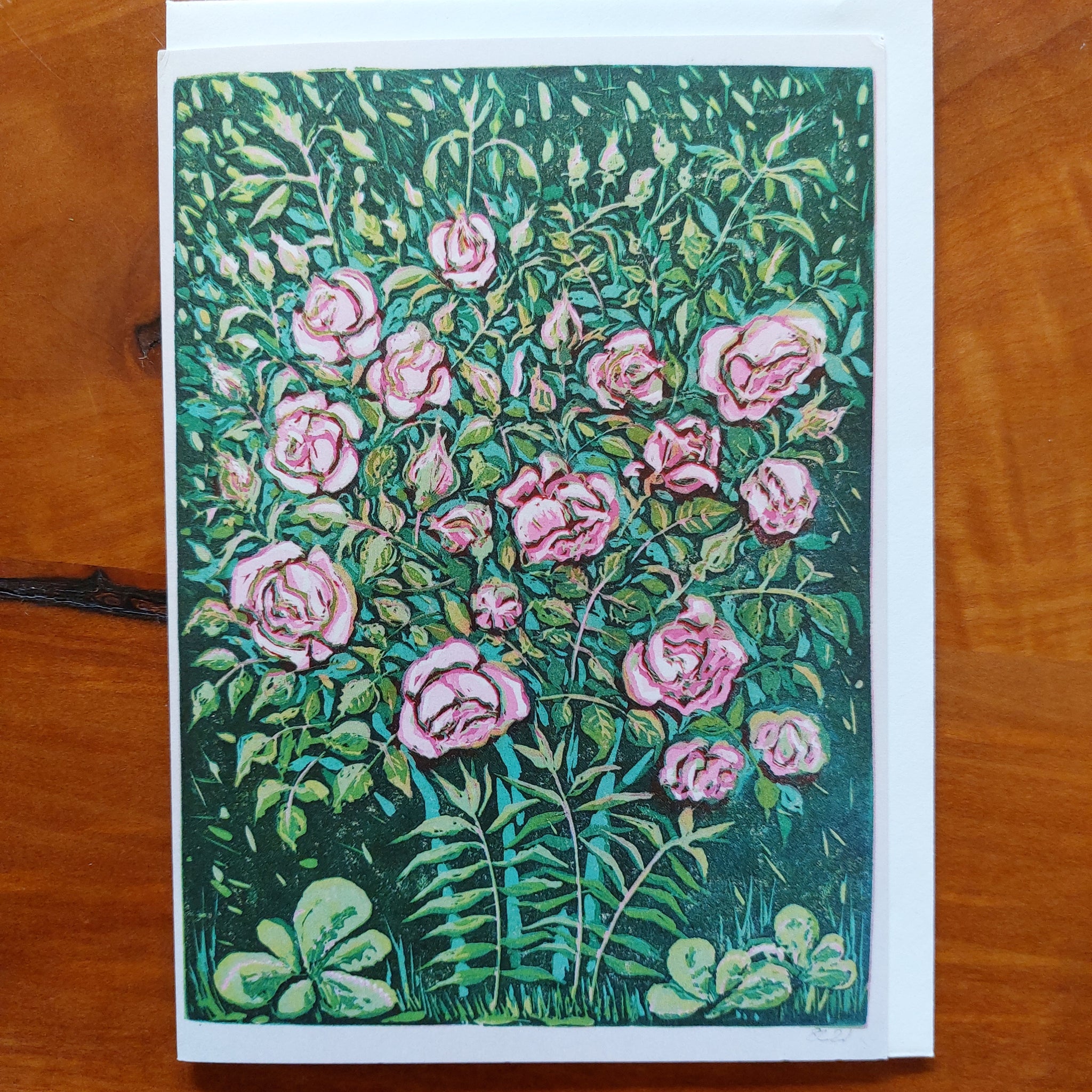 Cards, set of 3: Roses for you