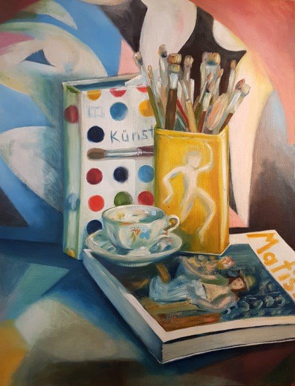 Greetings card, single: Homage to Matisse
